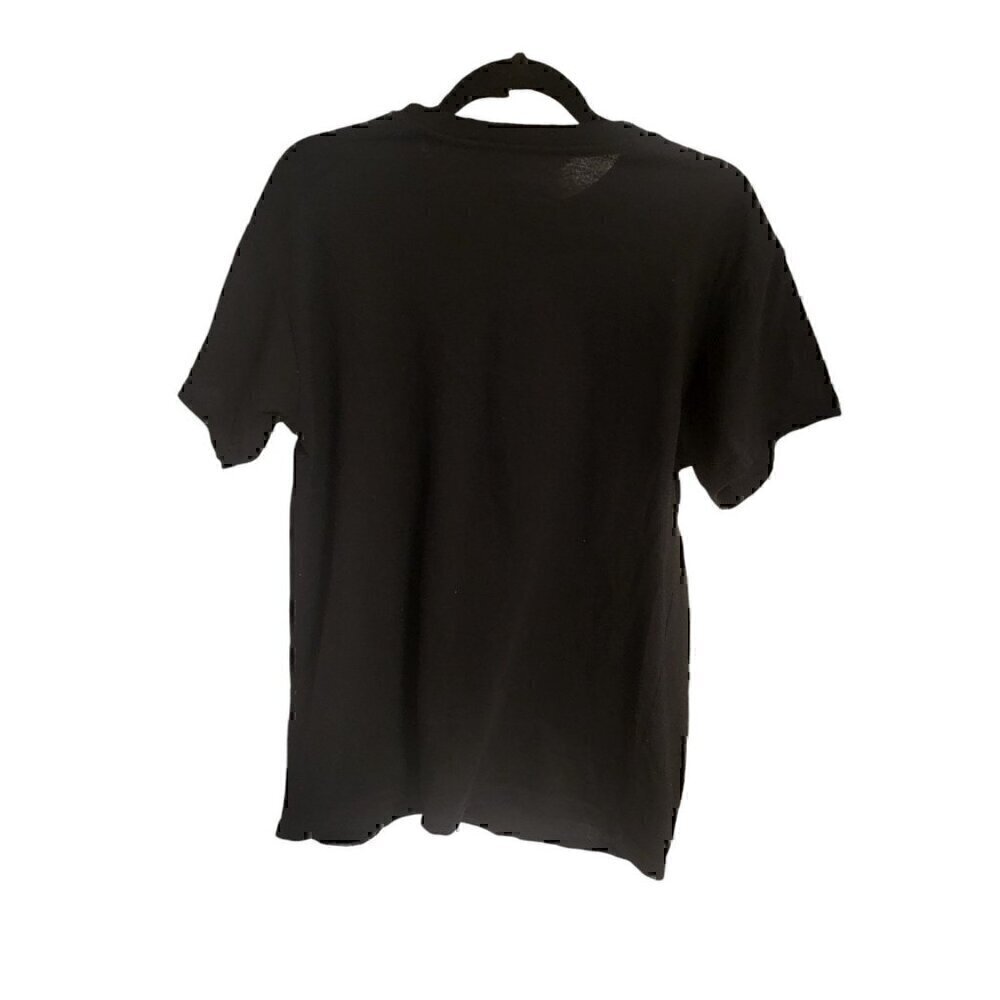 Mona Lisa T-shirt size L Black short sleeve tee novelty graphic Brisco - Picture 2 of 5